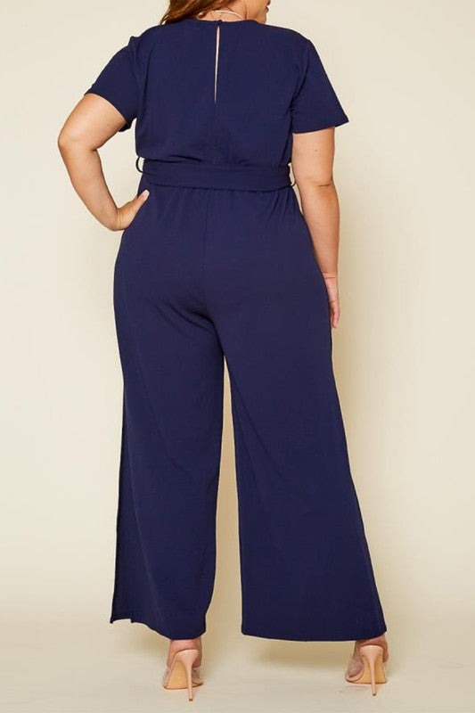 Peggie Side Slit Jumpsuit