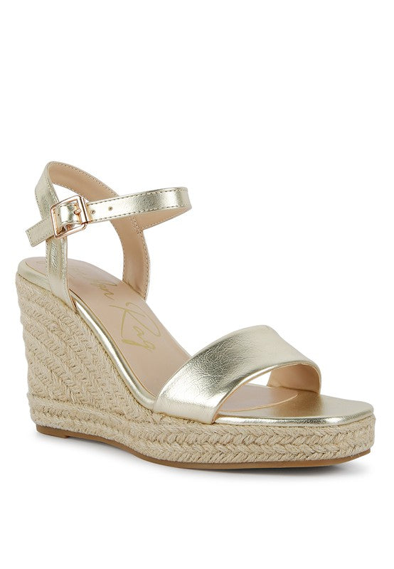 Winde Woven Wedge Sandals