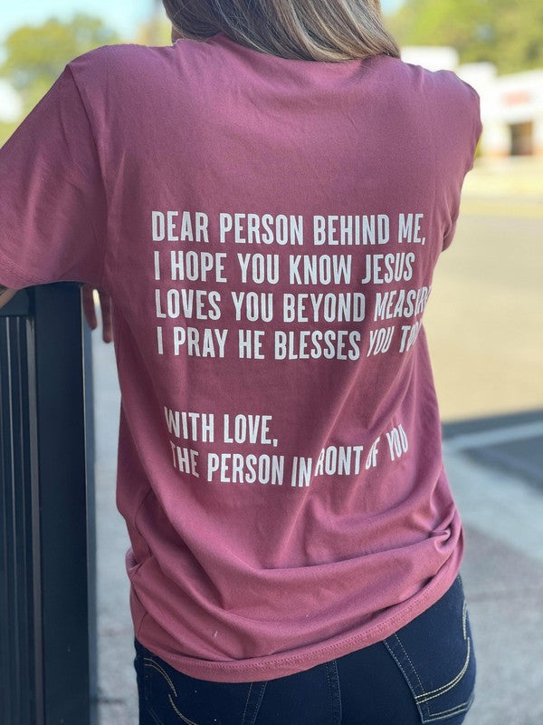 This is truly one of the most special tees that we have done here at PinkBlu02. Our graphic tee is a great positive way to show love for all of those around you!  Printed on front and back 100% cotton Unisex Fit