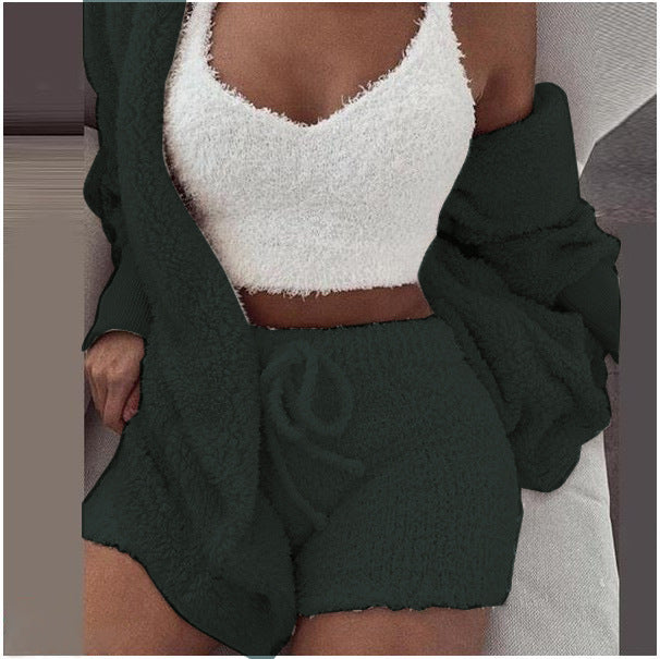 Supper Cute Knit Fuzzy Sleepwear