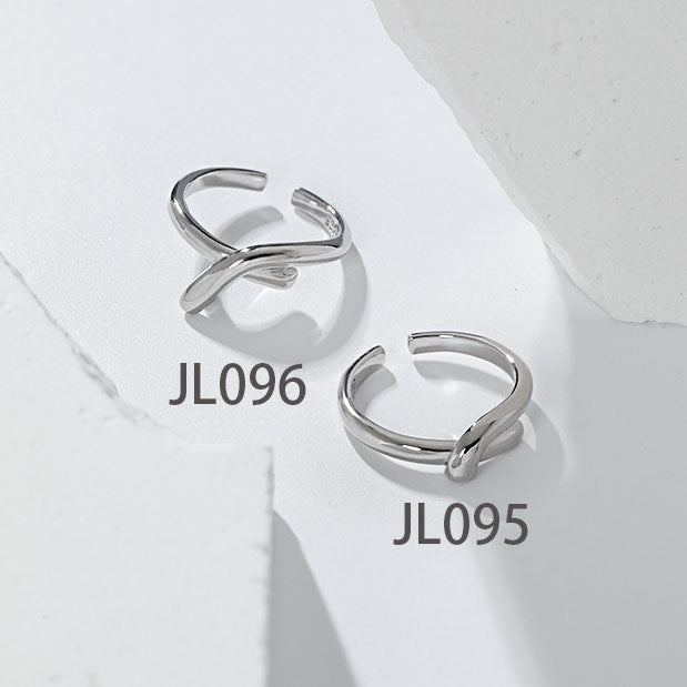 Layers Cross Knot Adjustable Ring