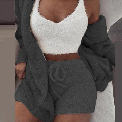 Supper Cute Knit Fuzzy Sleepwear