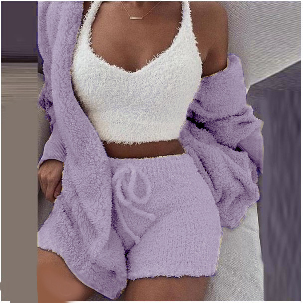 Supper Cute Knit Fuzzy Sleepwear