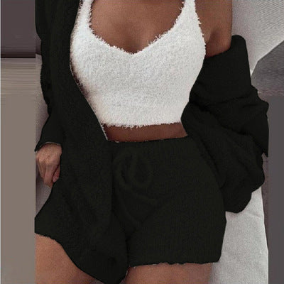 Supper Cute Knit Fuzzy Sleepwear